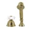 Kingston Brass KSK3357PXTR Deck Mount Hand Shower with Diverter for Roman Tub Faucet, Brushed Brass KSK3357PXTR - alternate 1